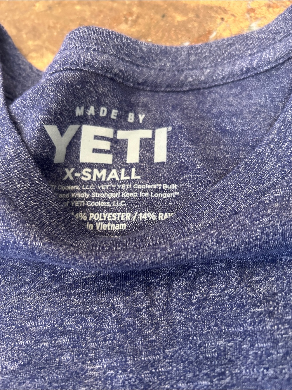 Yeti Navy Blue Built for the Wild Graphic Short Sleeve Tee - Picture 2 of 3